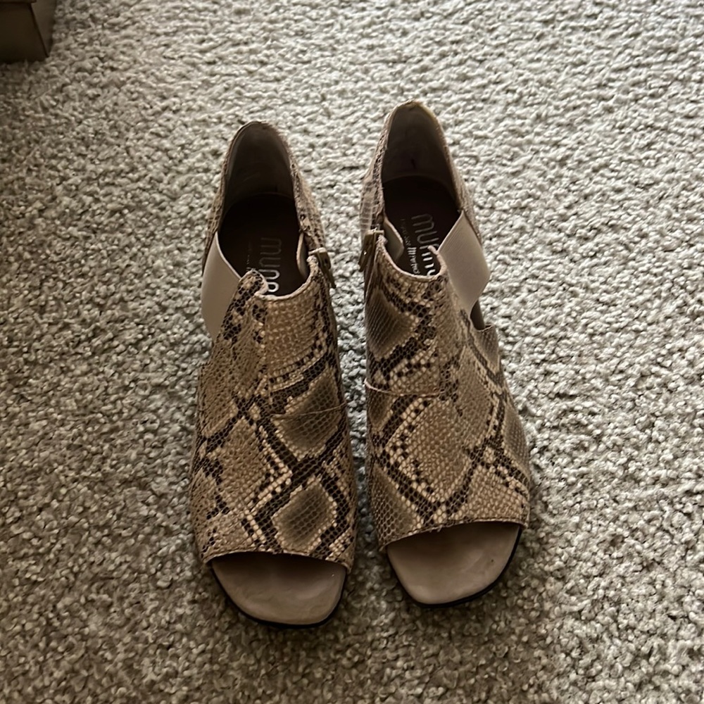 Small open toe bootie